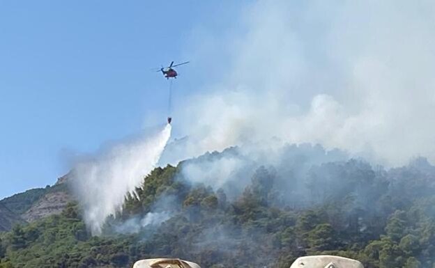 Alhaurín el Grande fire is declared &#039;controlled&#039; by Infoca forest fire brigade