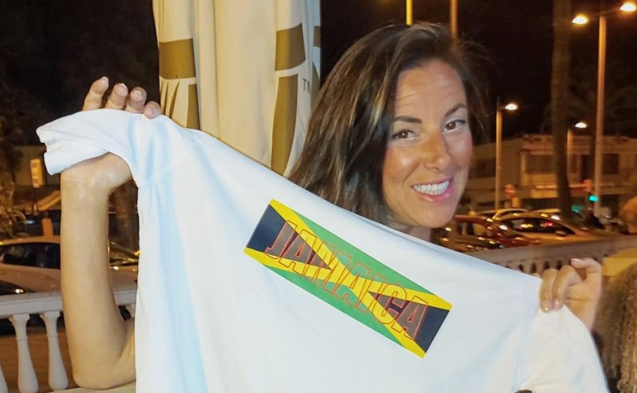 Happy for Jamaica in Benalmadena. 