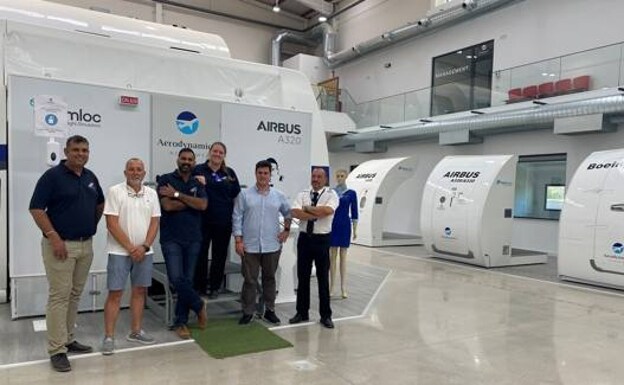 The Aerodynamics team in its facility at Trapiche 