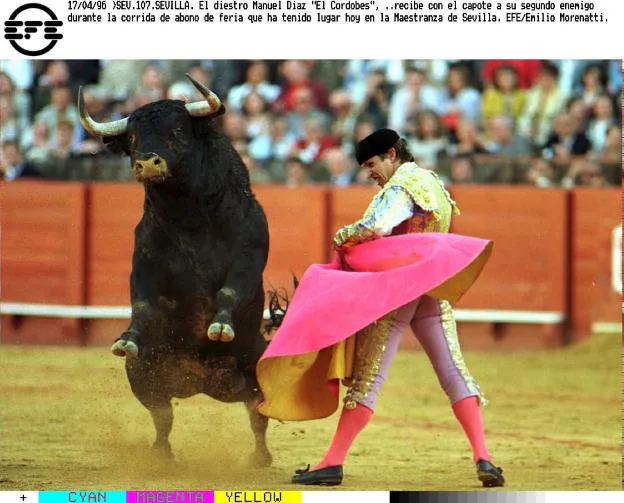 A traditional bullfight in Seville. 