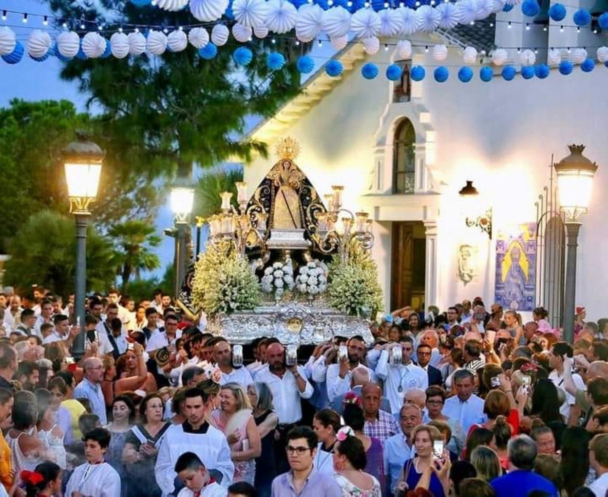 Benalmádena's image of Our Lady. 