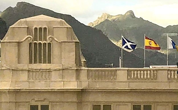 The government building in Tenerife, Palacio Insular. 