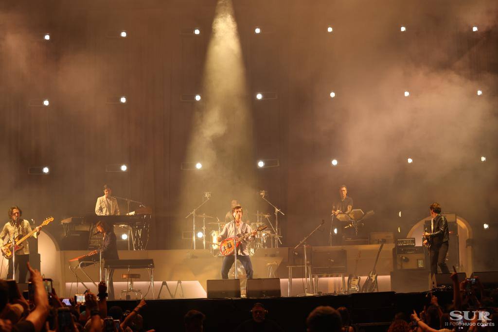 The Arctic Monkeys, Nick Cave and Liam Gallagher headline at the three-day international music event which takes place until Saturday