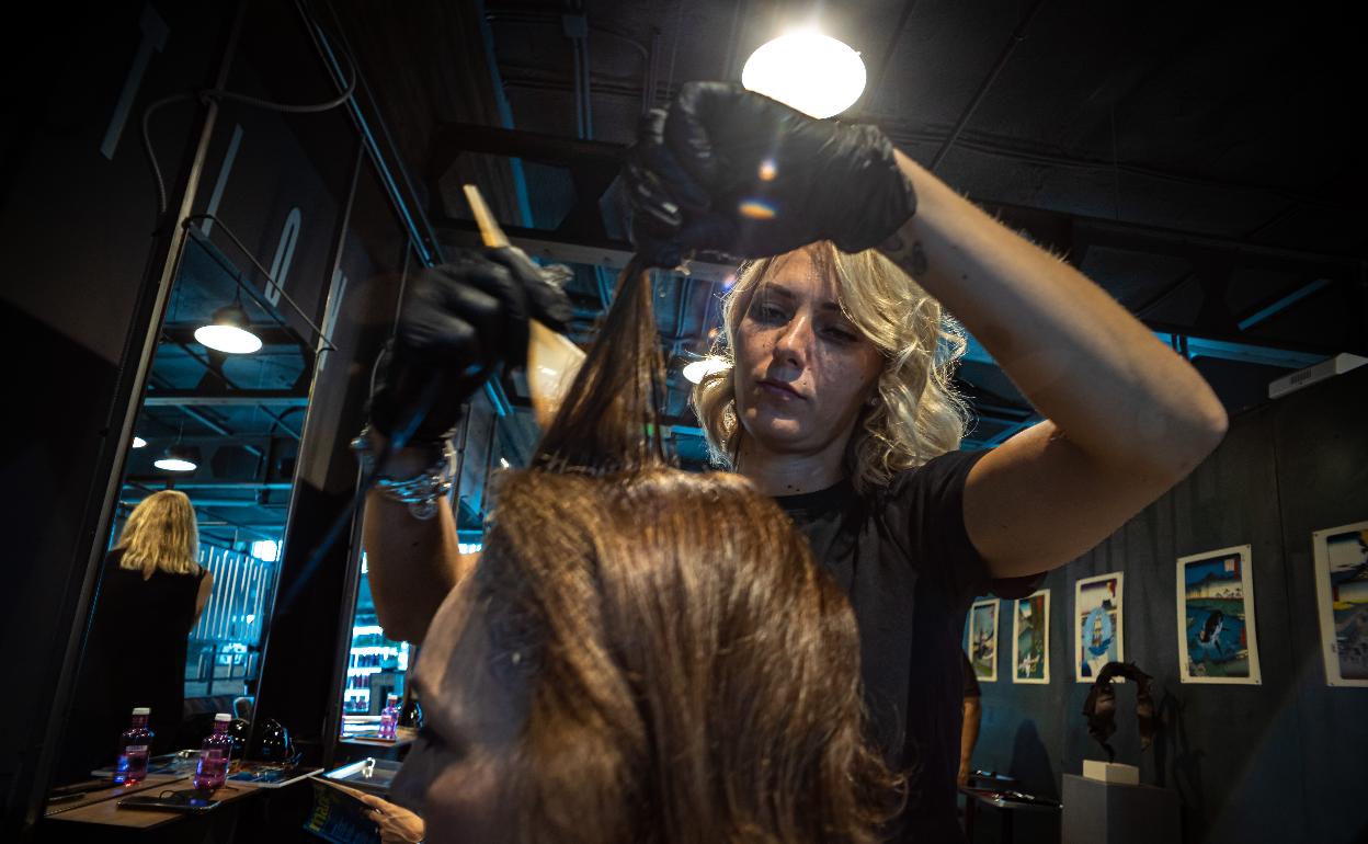 The hairdressers can often be a form of therapy. 