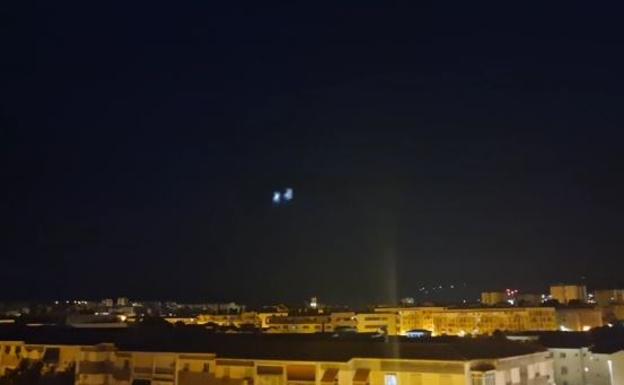 Seen from Malaga. 