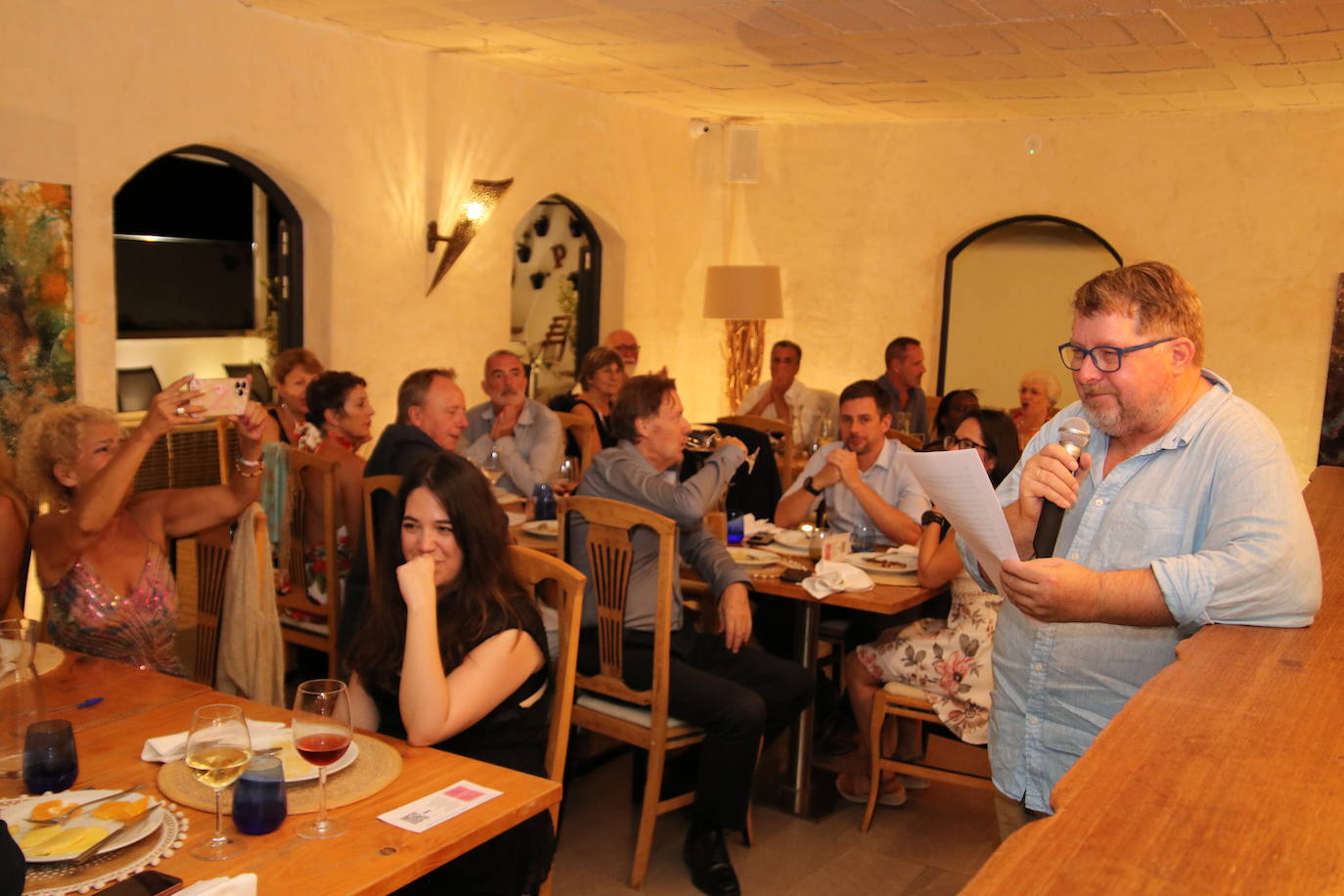 Tuesday’s gala dinner for the Costa Press Club's 20th anniversary was attended by members and guests, including representatives of the Spanish press association and Malaga University