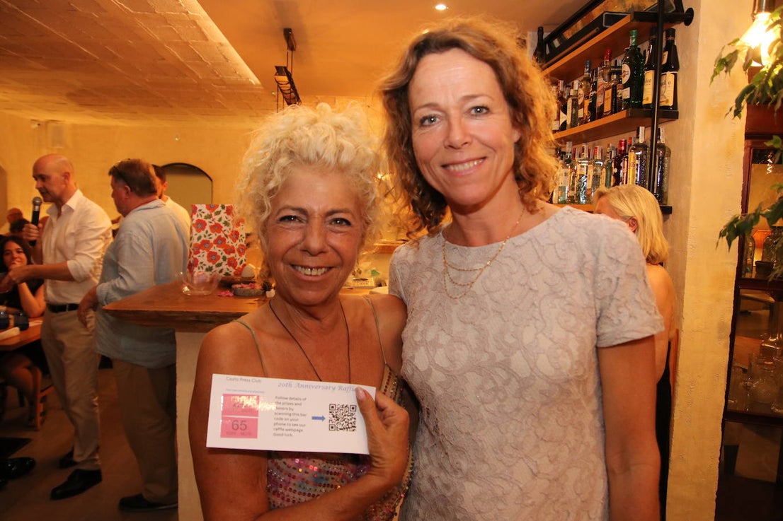Tuesday’s gala dinner for the Costa Press Club's 20th anniversary was attended by members and guests, including representatives of the Spanish press association and Malaga University