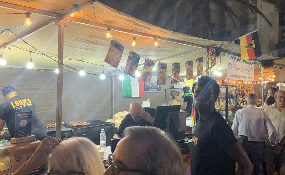 More than 500 people attended the first night of the Oktoberfest event in Torrox.