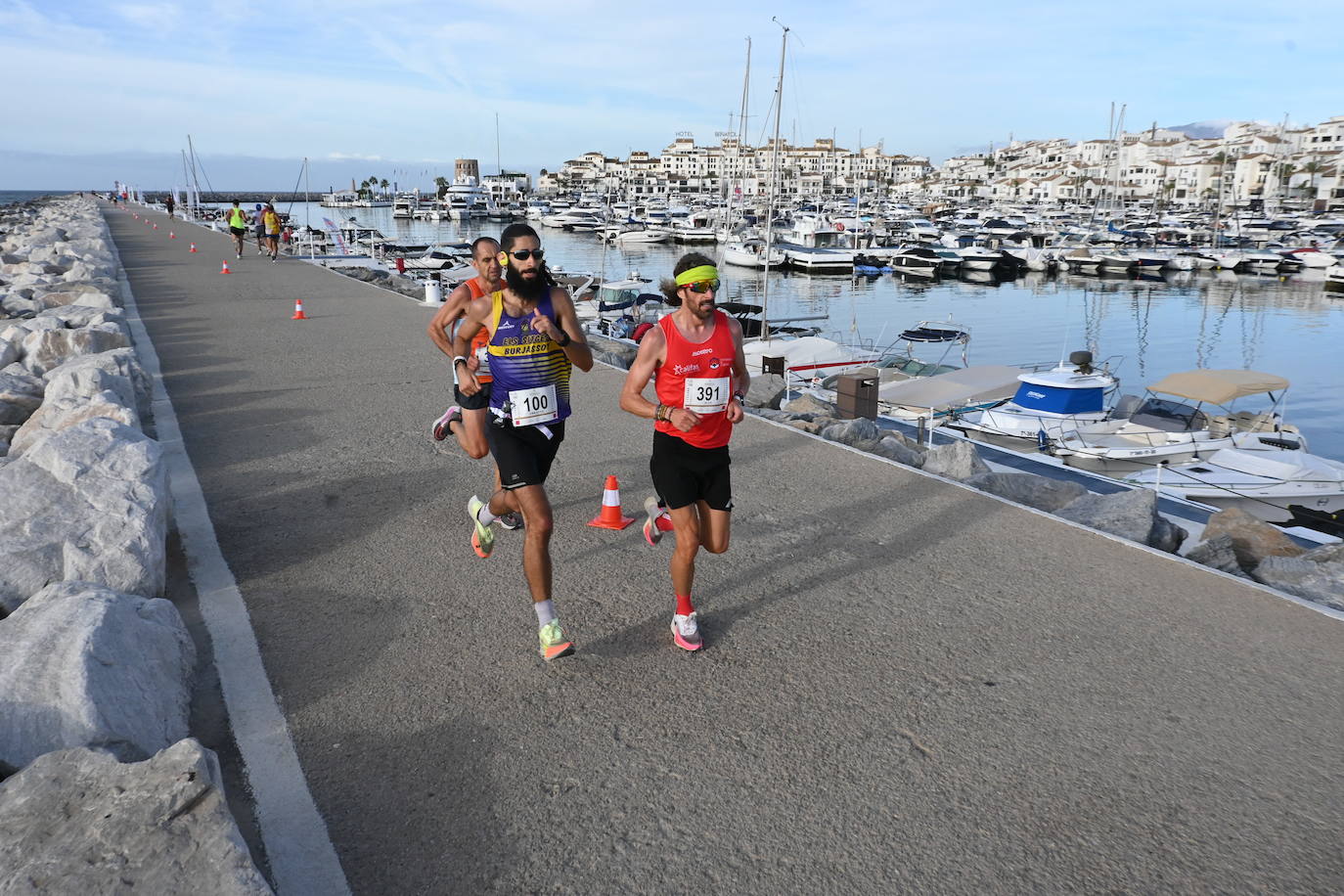 Some 655 people took part in the race, with five runners completing the event in under an hour and ten minutes.