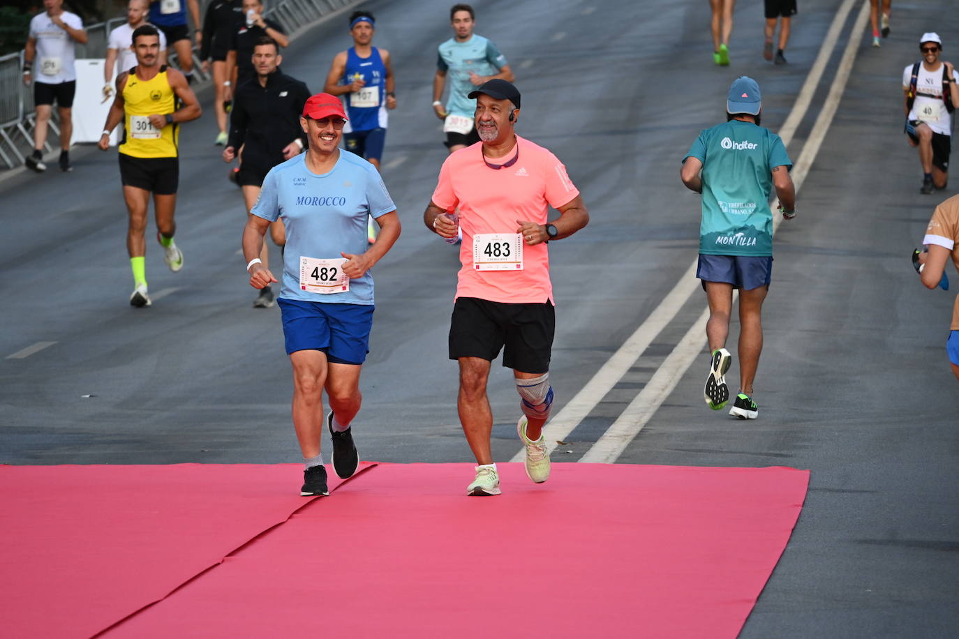 Some 655 people took part in the race, with five runners completing the event in under an hour and ten minutes.