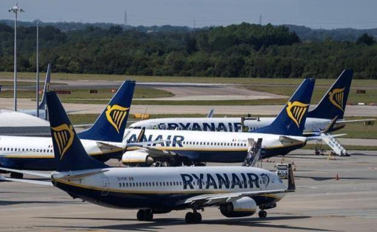 Ryanair planes. File photo. 