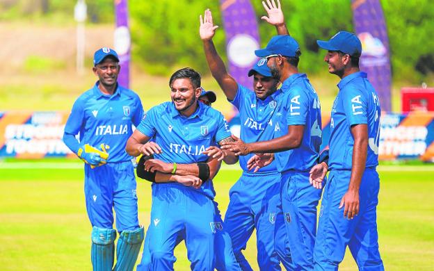 Italy storm group D at the European Cricket Championship