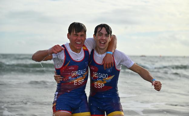 Malaga rowers win gold at the World Rowing Coastal Championships in Wales