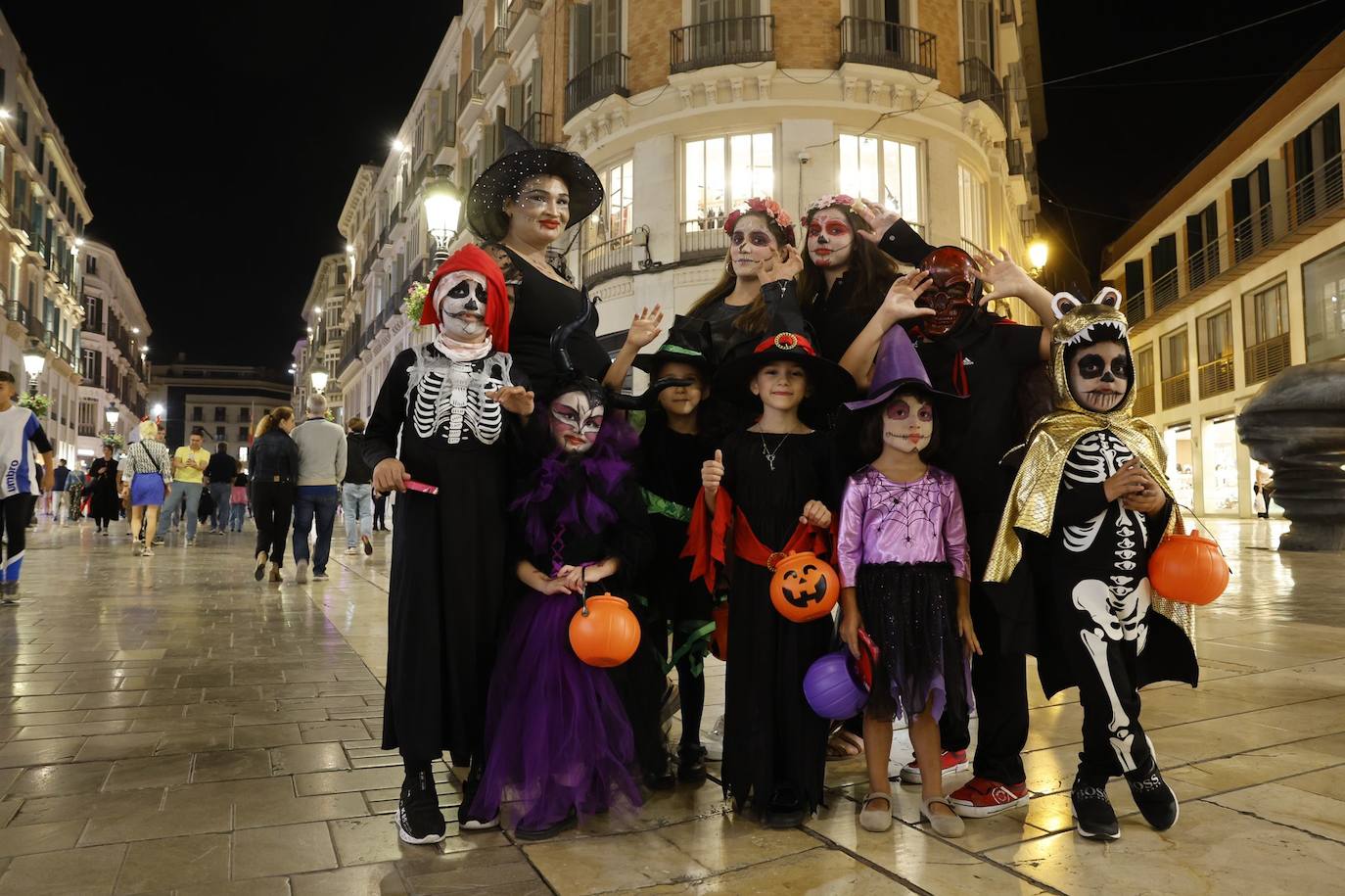 Halloween in the centre of Malaga.