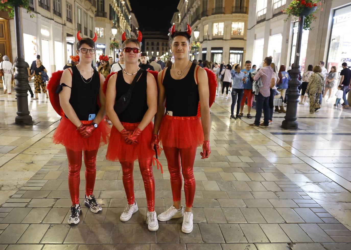 Halloween in the centre of Malaga. 