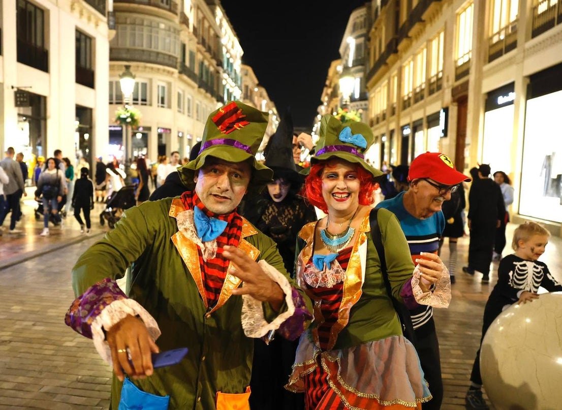 Halloween in the centre of Malaga.