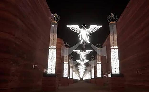 Malaga's Christmas decorations are always spectacular. 