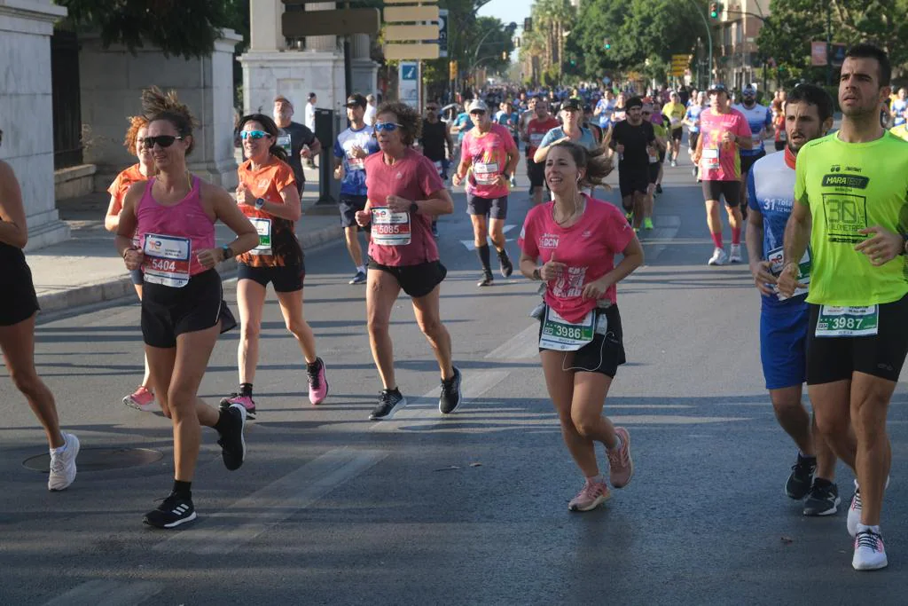 Some 5,500 runners took part in the 21-kilometre long race. 