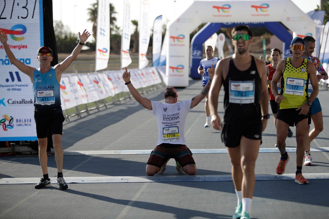 Some 5,500 runners took part in the 21-kilometre long race. 