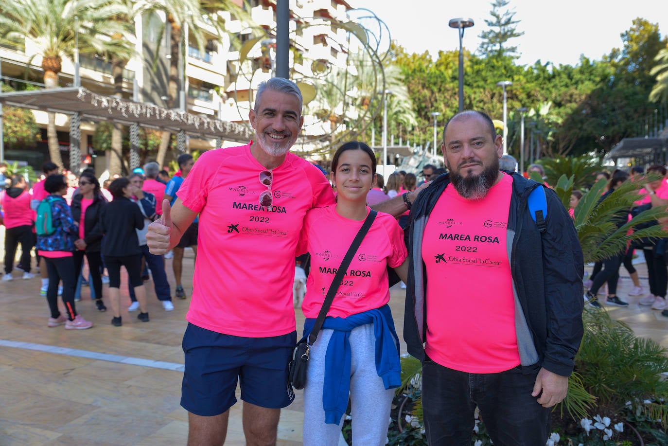 Wave of pink in Marbella as more than 3,000 take part in cancer awareness walk