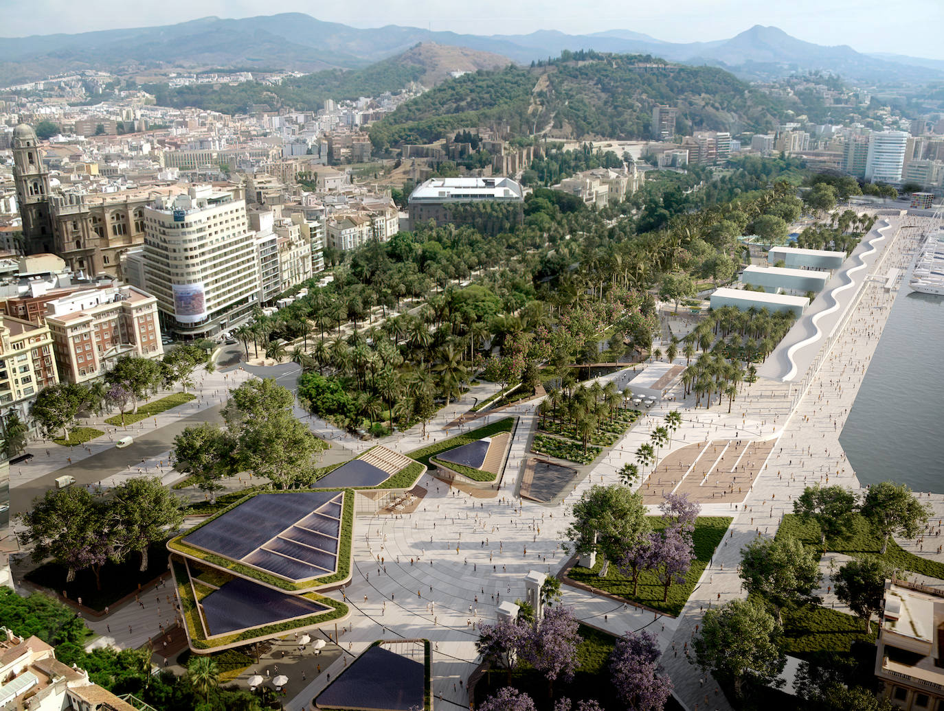 Fotos: These are the winning plans to extend Malaga's city centre Paseo ...