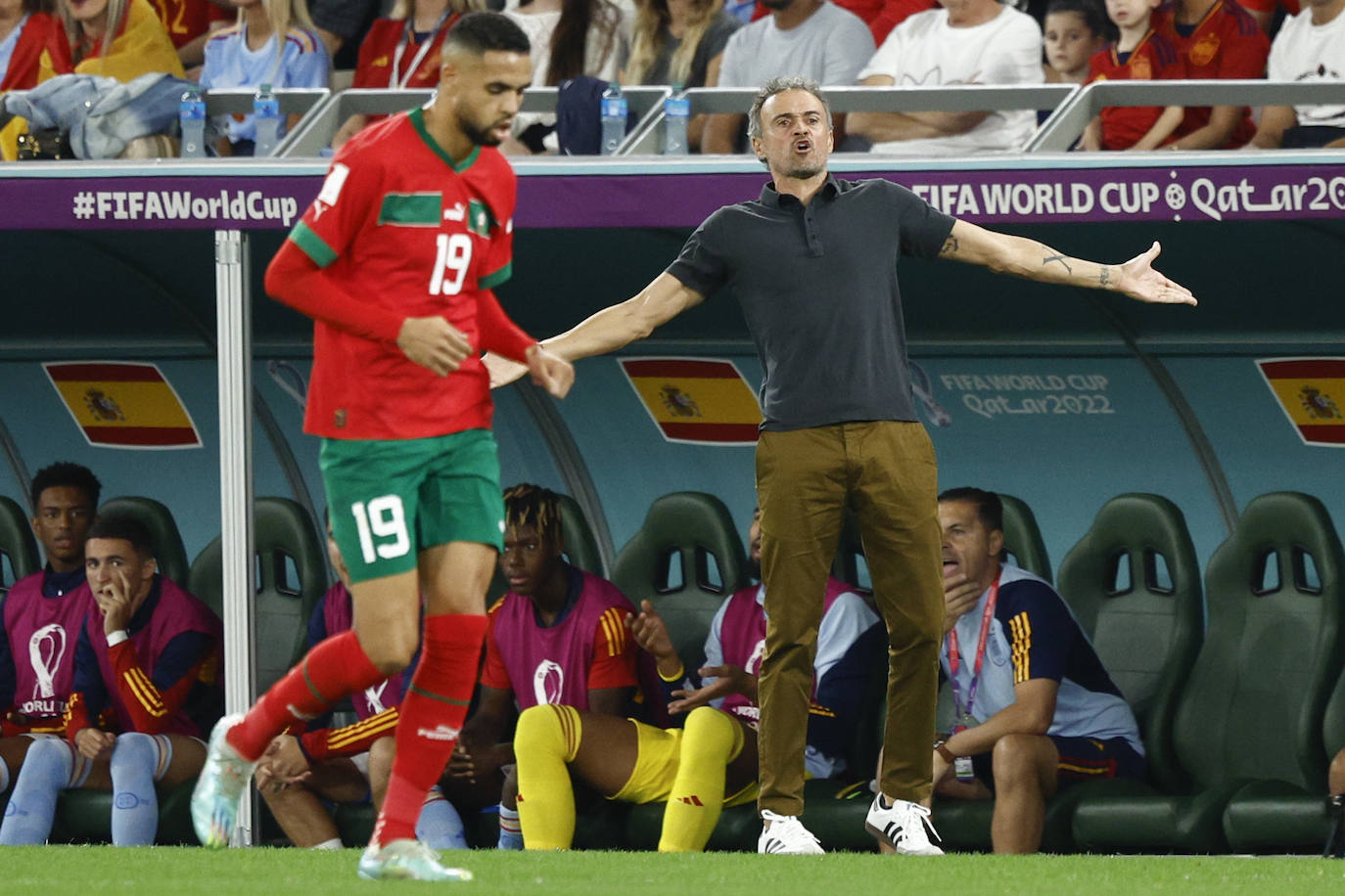 La Roja lost to Morocco on penalties in their quarter-final this Tuesday.