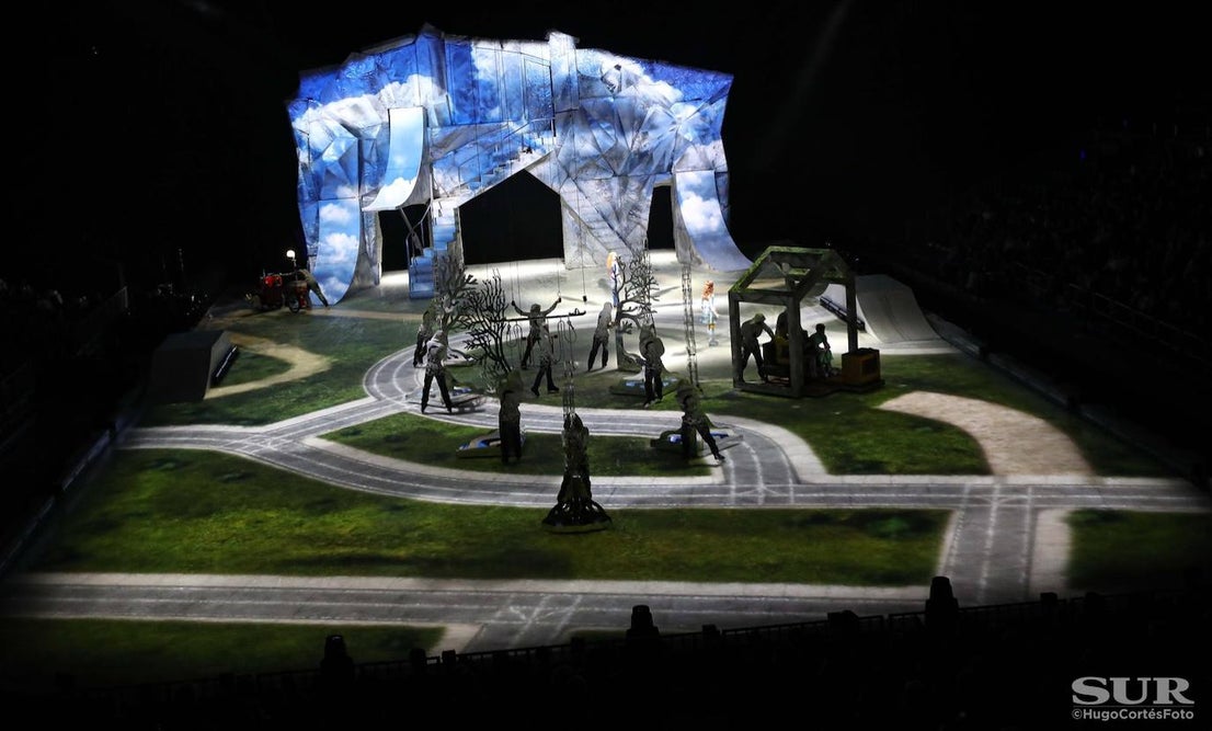 The show runs until 18 December at the city's Martín Carpena arena.