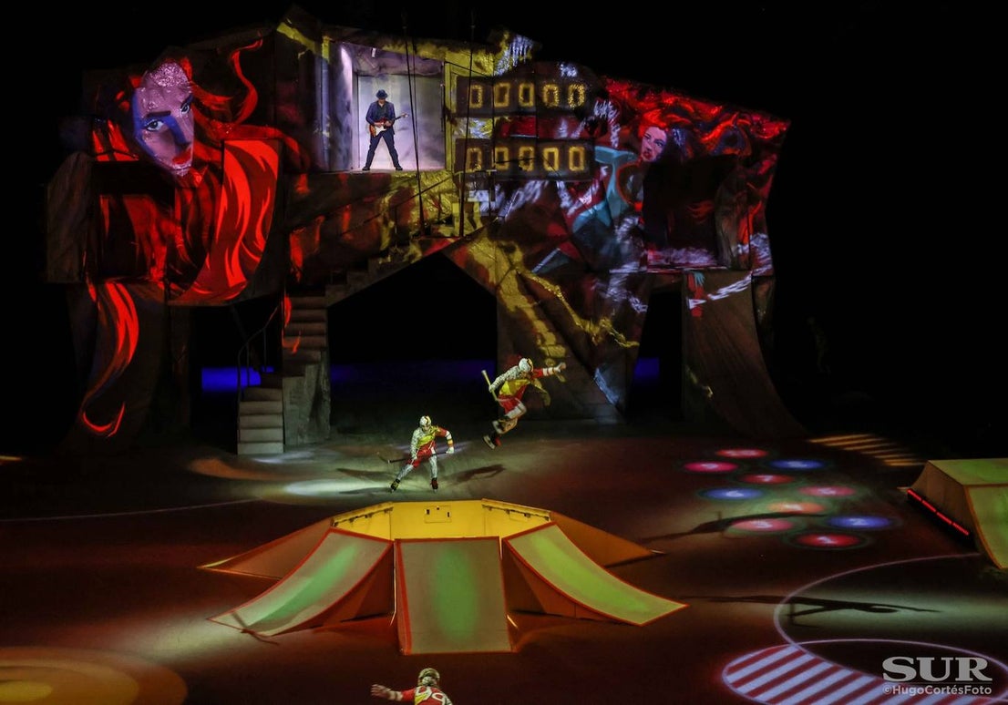 The show runs until 18 December at the city's Martín Carpena arena.