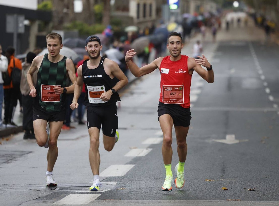 Runners in the Generali Malaga Marathon race on Sunday, 11 December 2022