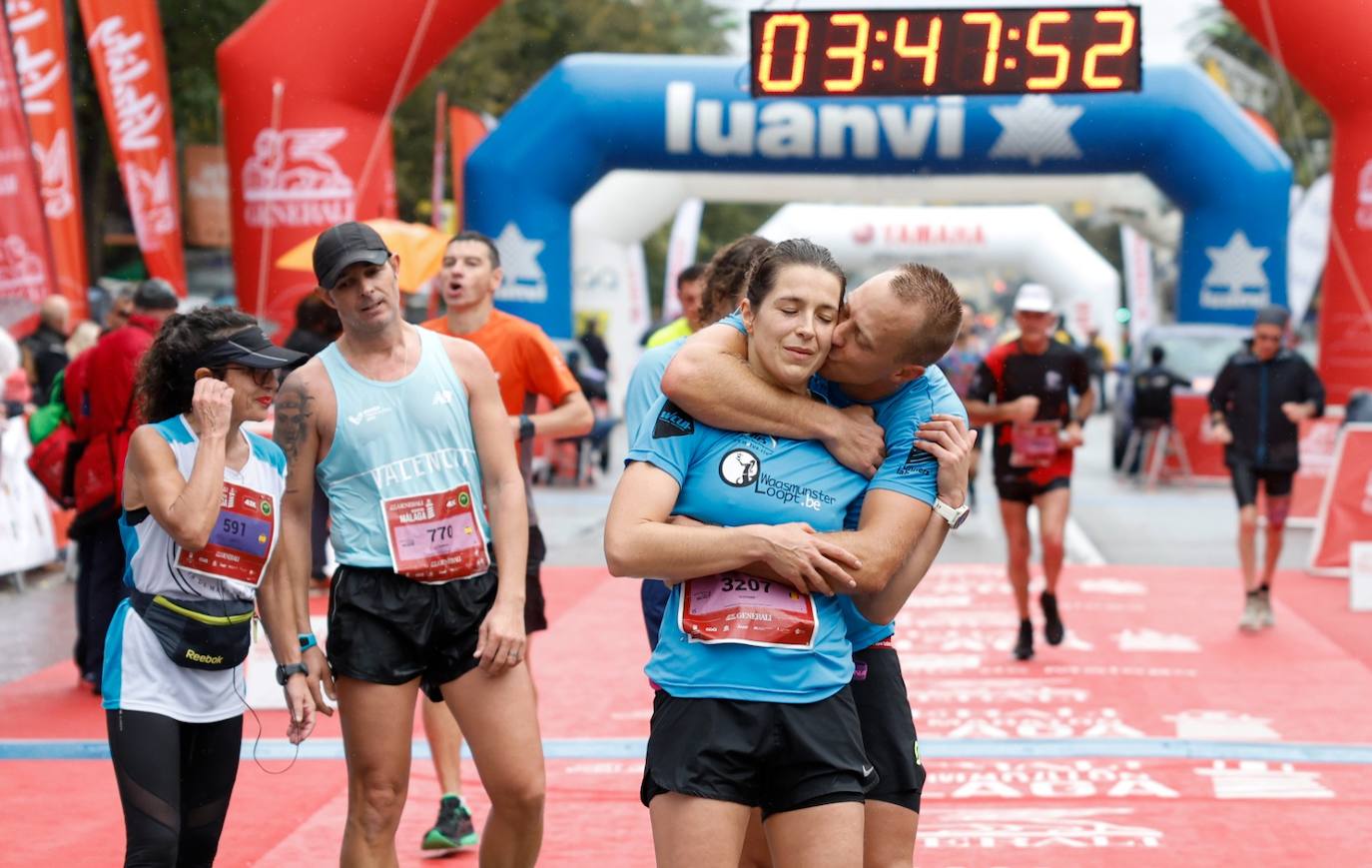 Runners in the Generali Malaga Marathon race on Sunday, 11 December 2022