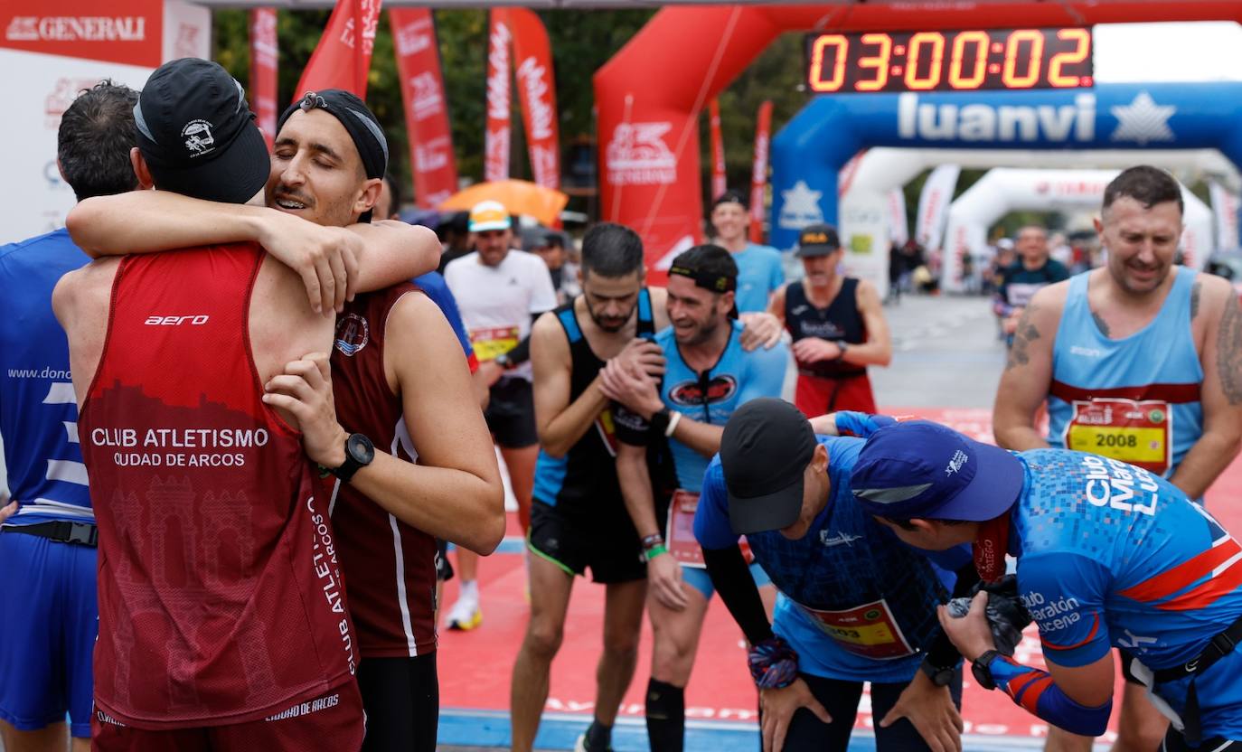 Runners in the Generali Malaga Marathon race on Sunday, 11 December 2022
