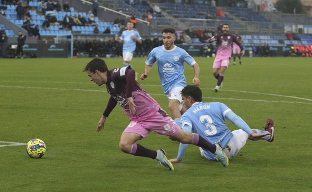 A moment during the Ibiza-Malaga game.