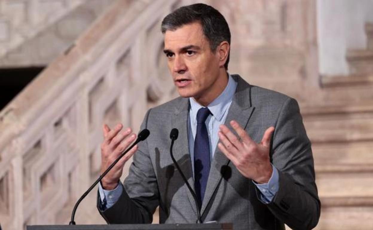 Prime Minister Pedro Sánchez.