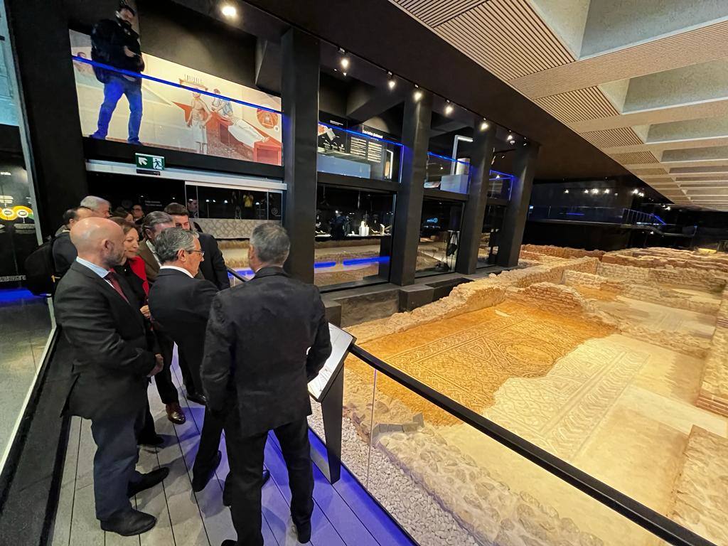 The museum space houses 13 large mosaics, in a magnificent state of conservation