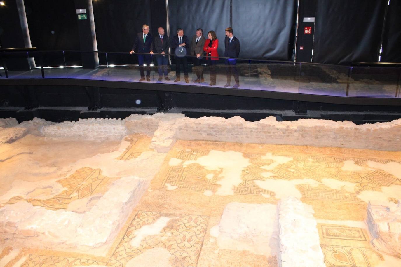 The museum space houses 13 large mosaics, in a magnificent state of conservation