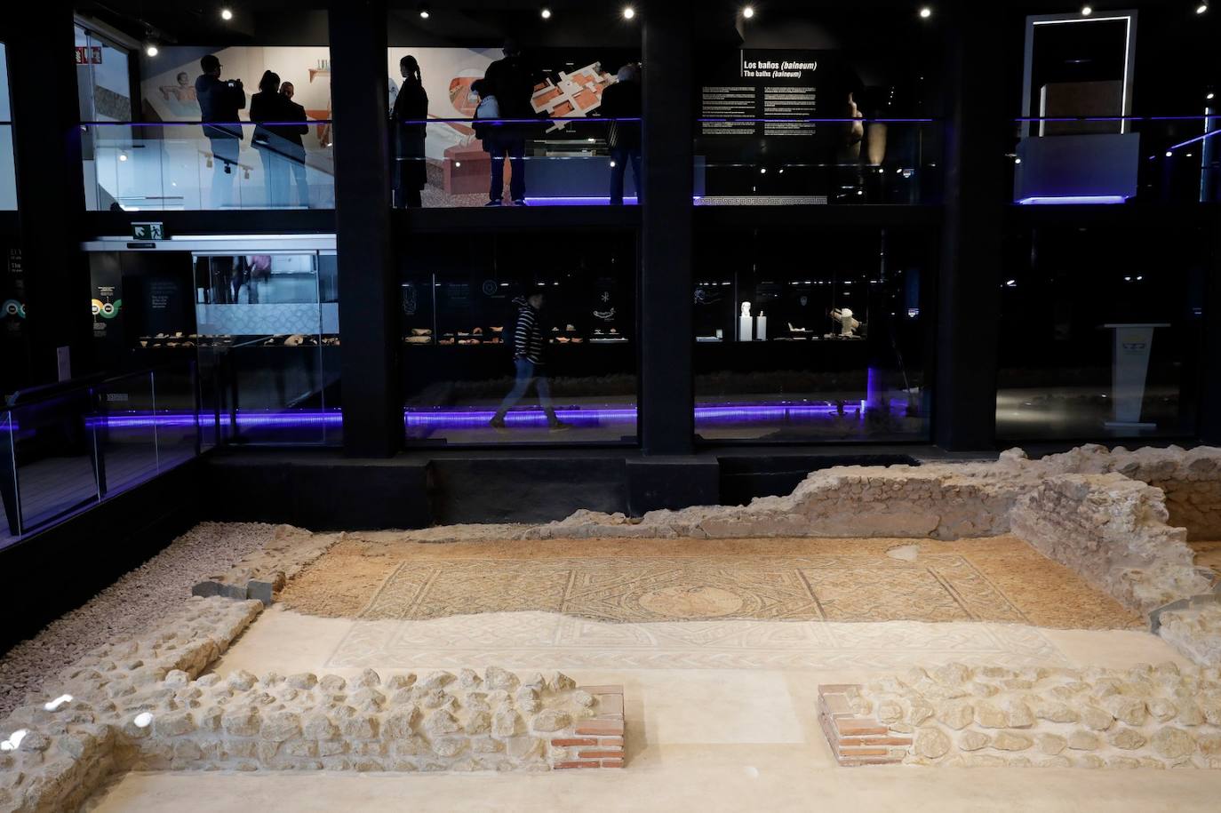 The museum space houses 13 large mosaics, in a magnificent state of conservation