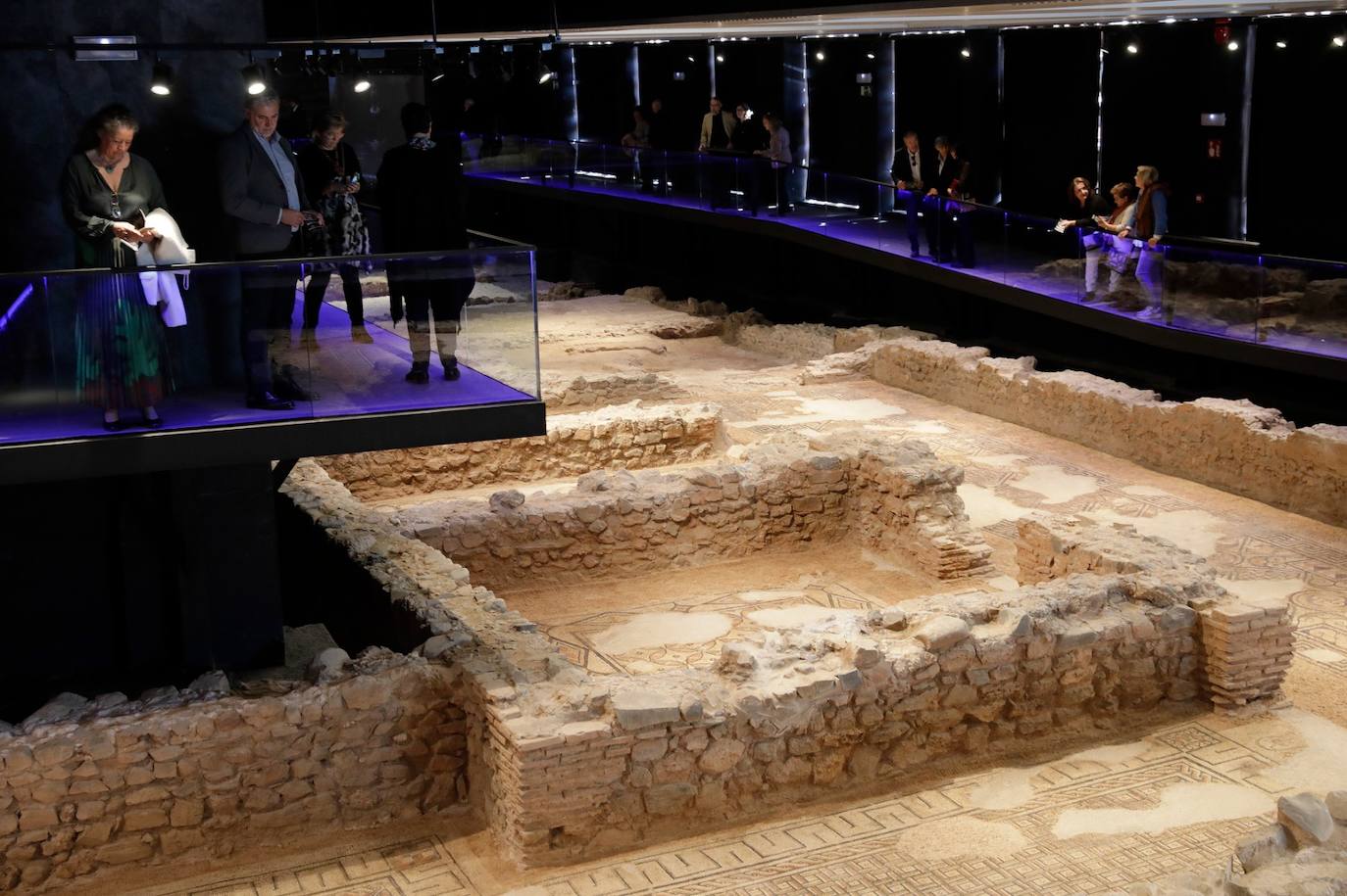 The museum space houses 13 large mosaics, in a magnificent state of conservation