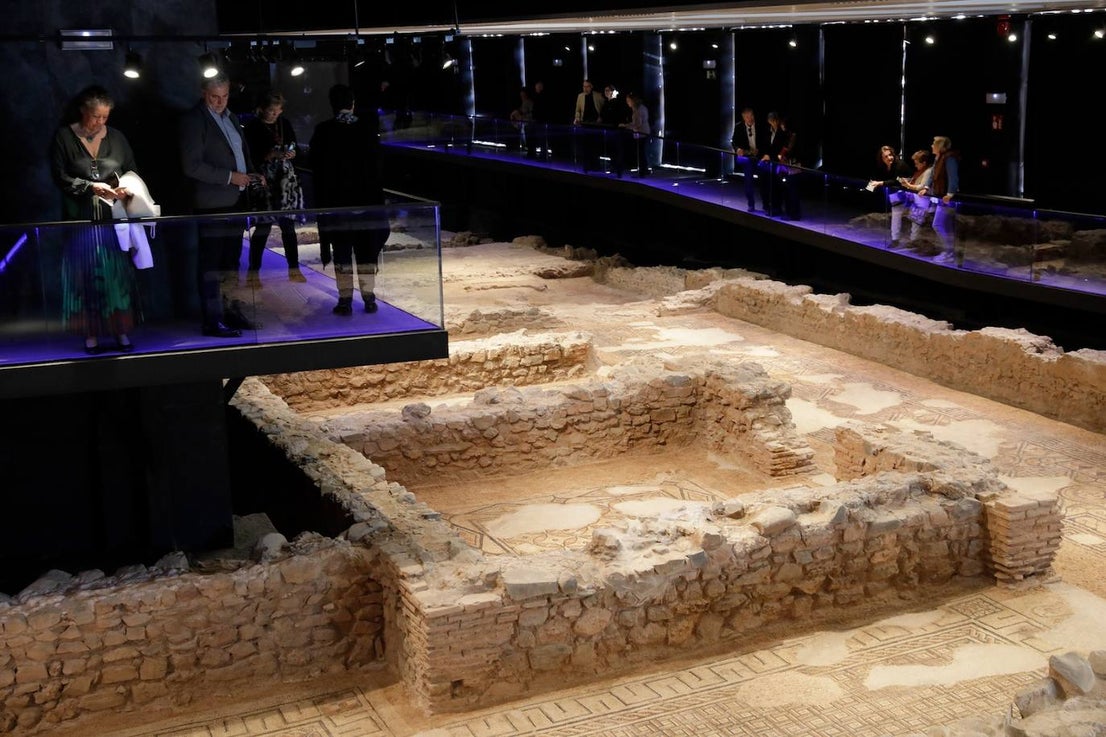 The museum space houses 13 large mosaics, in a magnificent state of conservation
