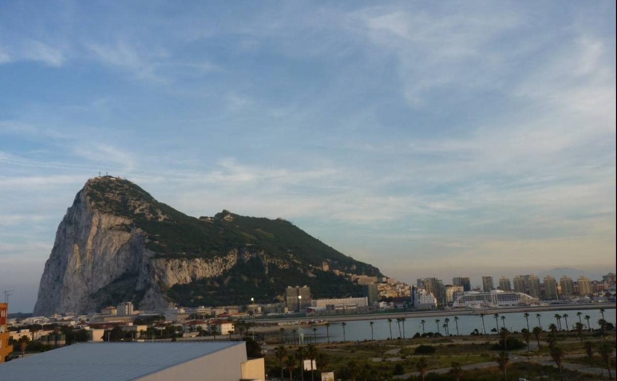 The rock of Gibraltar. 