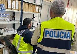 National Police officers have arrested eight people after a lengthy investigation.