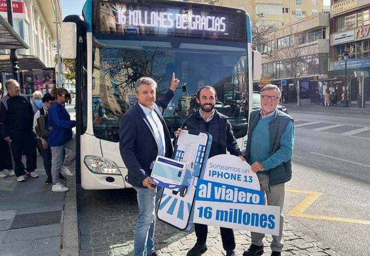 Marbella thanks 16 million bus passengers with iPhone raffle