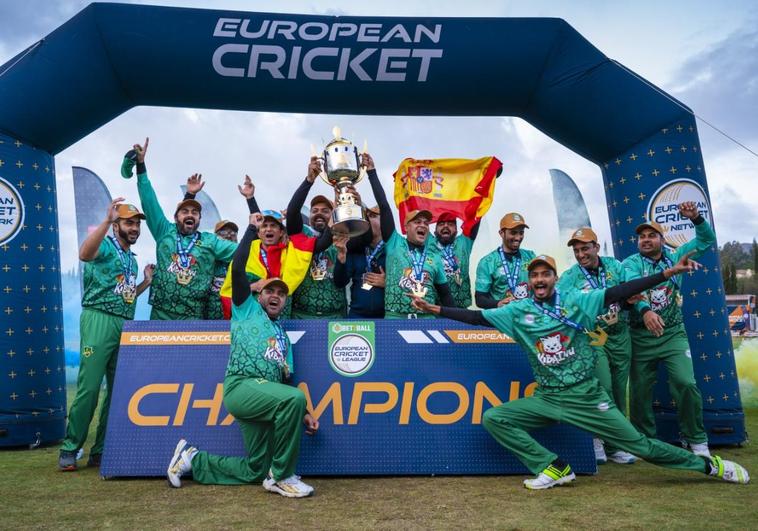 The winners of lastyear's European Cricket LeagueCampionships, Pak I Care Badalona.