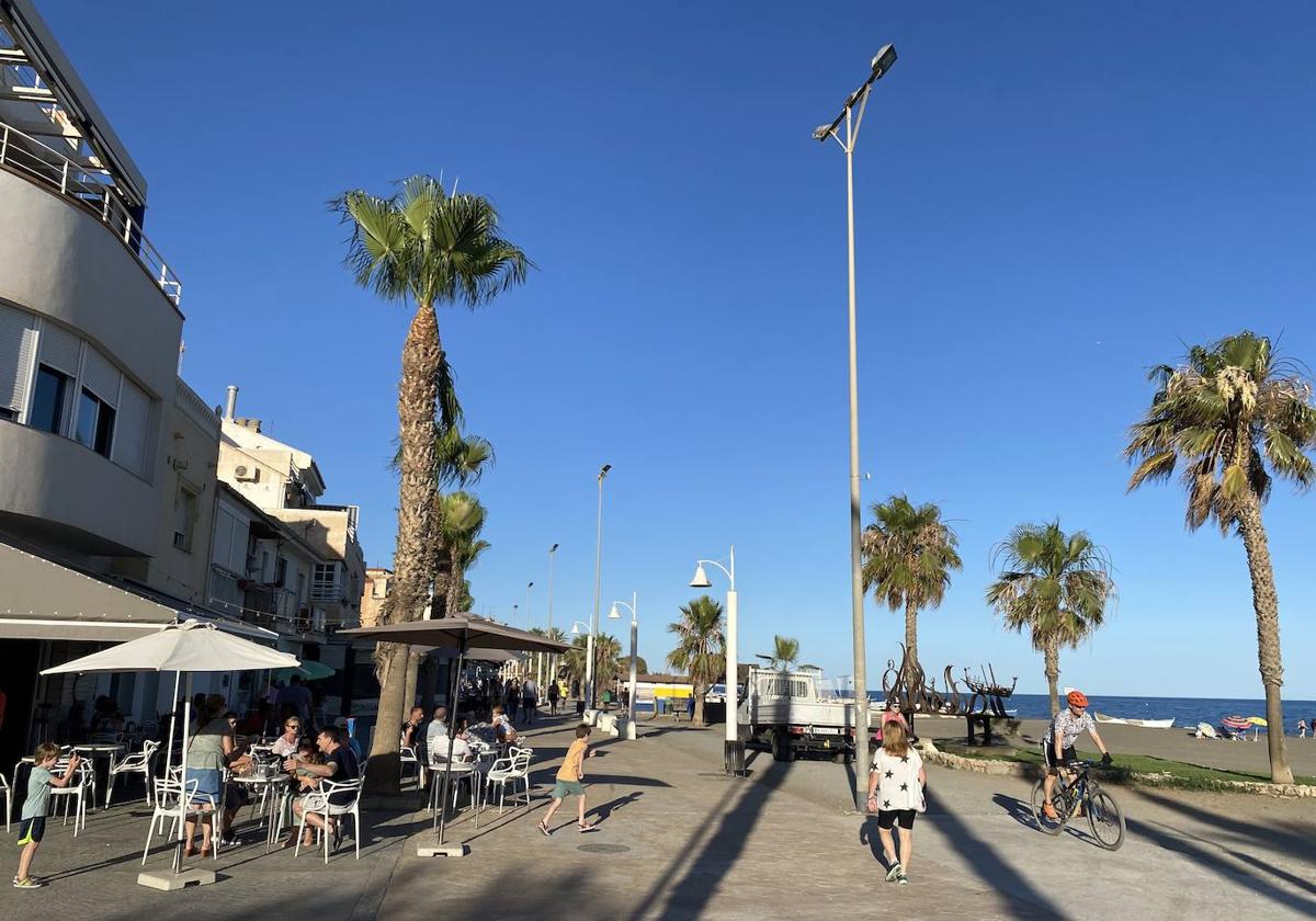 The seafront at Rincón de la Victoria