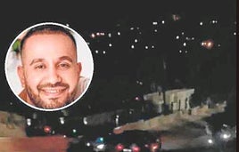 Footage from 2020 showing the victim's car being followed in Puerto Banús.