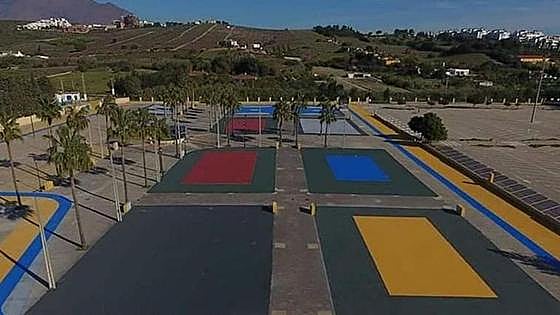 Manilva fairground offered for sports and leisure use