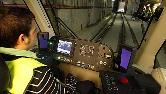 Metro drivers start their training on new Malaga city centre track
