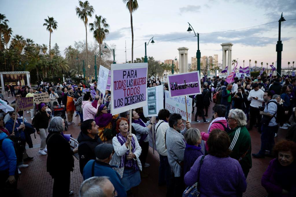 Malaga's International Women's Day rally, in pictures