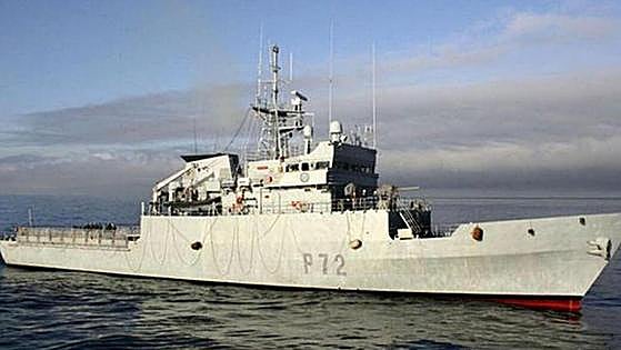 Spanish Navy patrol boat 'intercepts' two Russian warships in the Mediterranean