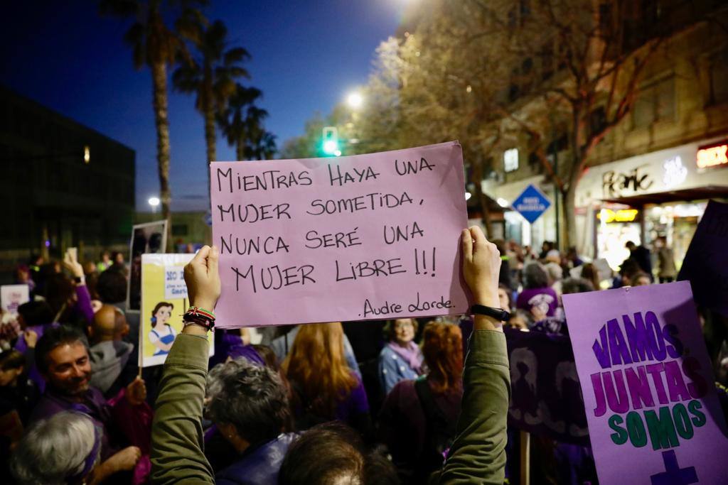 Malaga's International Women's Day rally, in pictures