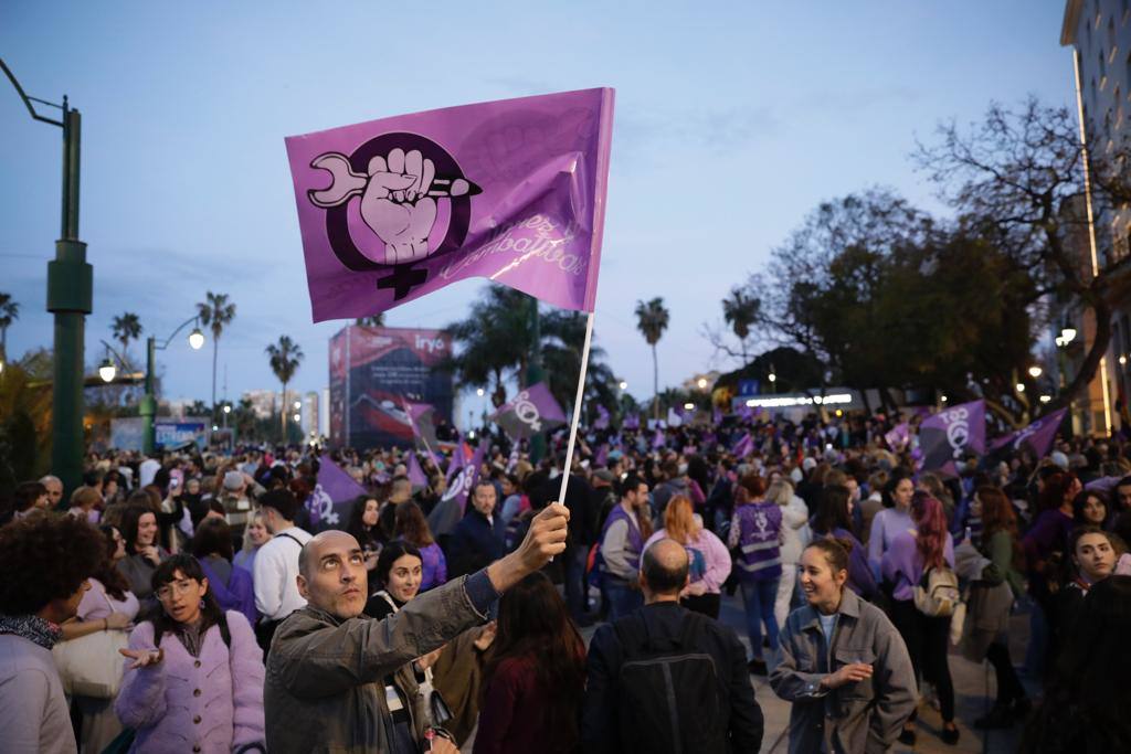 Malaga's International Women's Day rally, in pictures